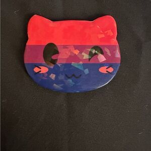 Shimmery and Sparkly Kitty Pride Pin